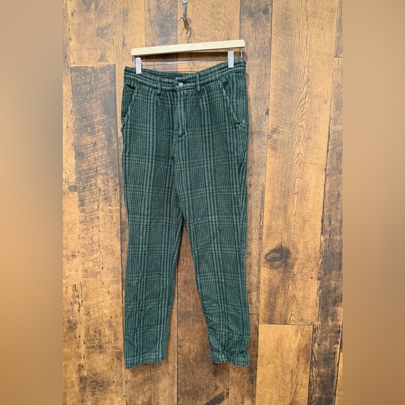 Roots Green Plaid Men's Pants size 30x29 EUC - Picture 2 of 7